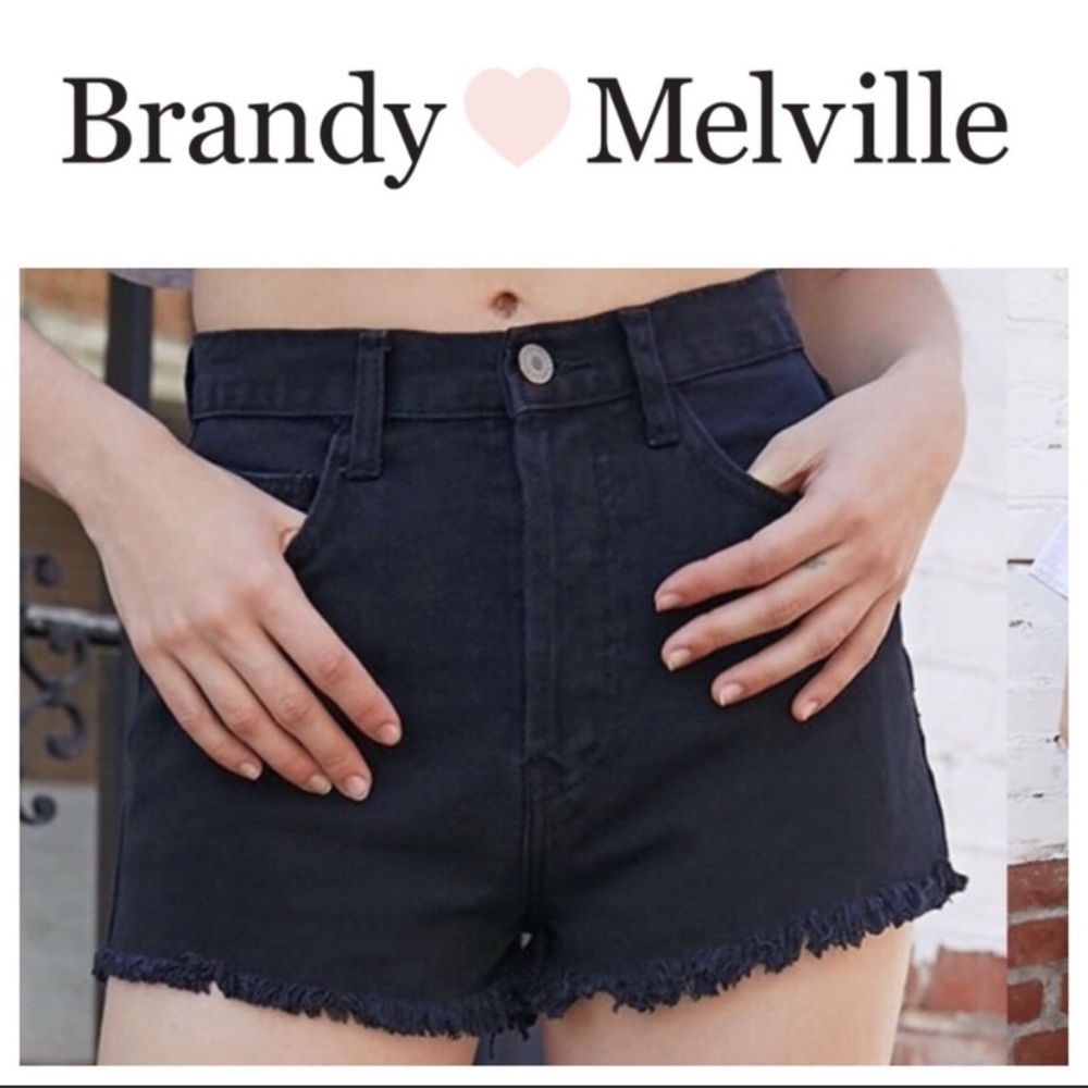 NWT Brandy Melville/John Galt Fray Hem Shorts